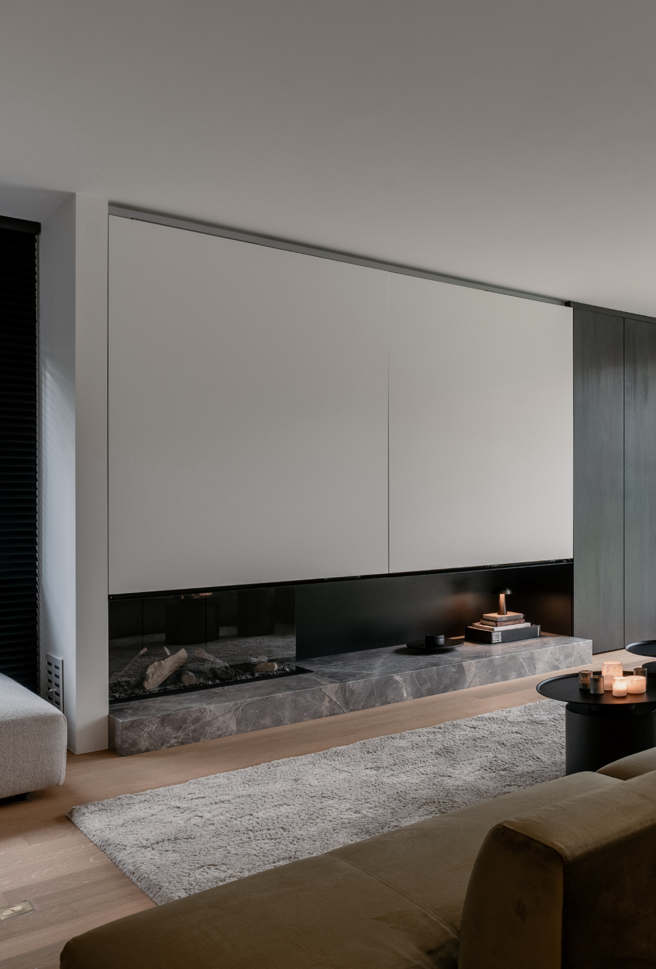 Featured image for “Living haard Edegem – klassiek schilderwerk”